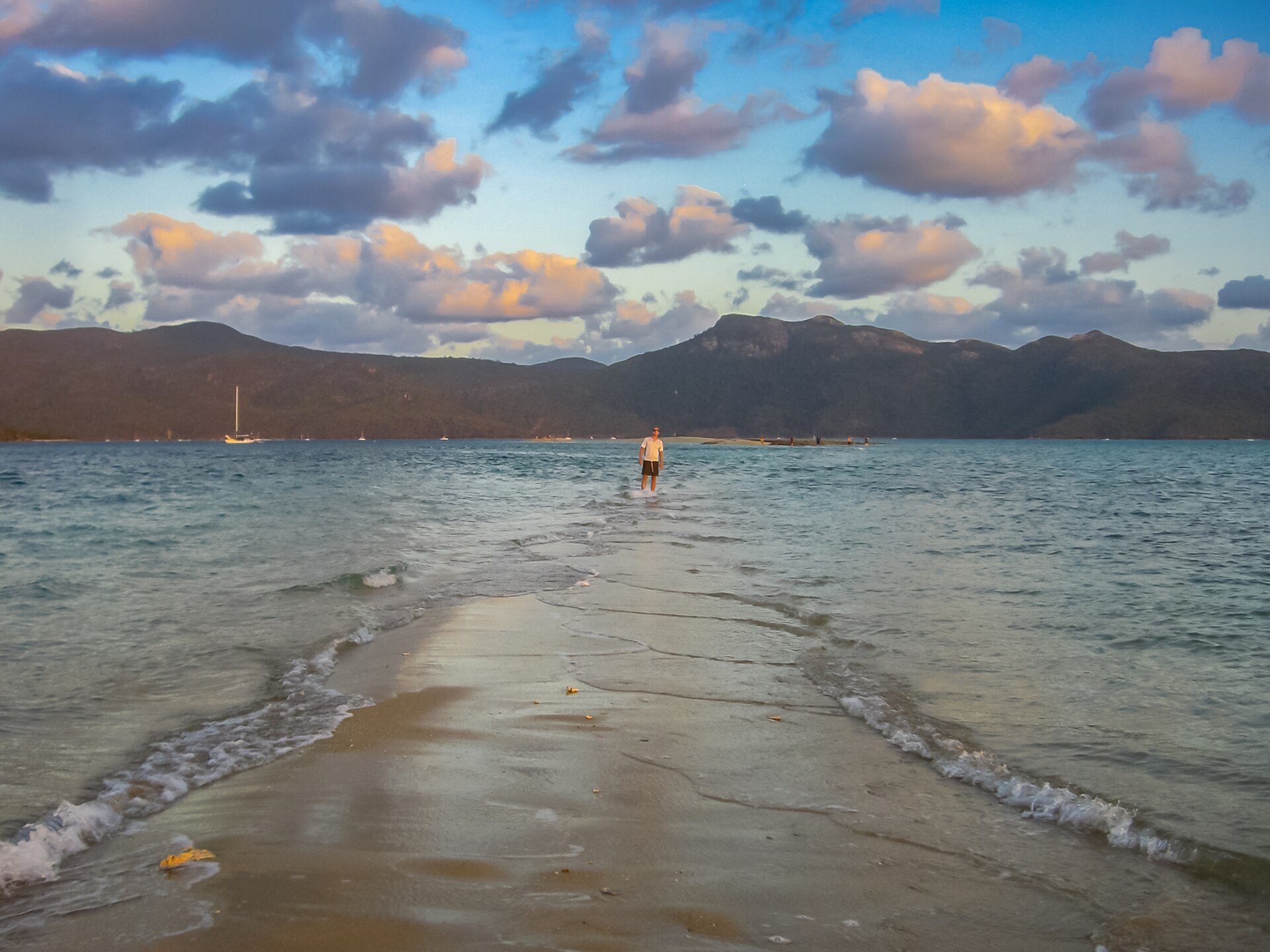 Sailing adventure through tropical islands